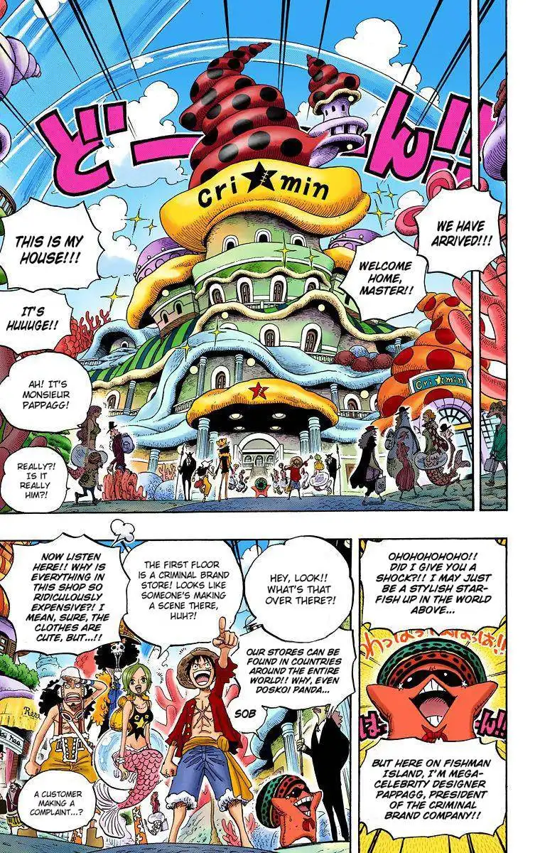 One Piece - Digital Colored Comics Chapter 611 7